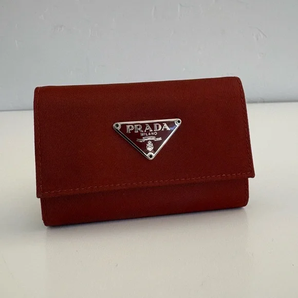 Auth VTG PRADA Nylon Key Case - Picture 1 of 10
